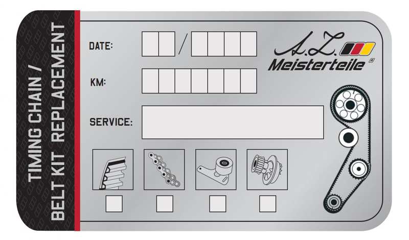Ersatzetikett für die Kontrolle - AZ-MT Design